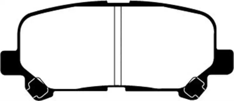 EBC 07-13 Acura MDX 3.7 Greenstuff Rear Brake Pads (For 12.6in. Rotors) dp61802