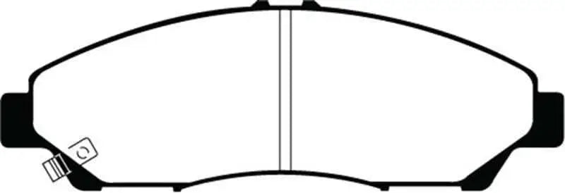 EBC 07-13 Acura MDX 3.7 Yellowstuff Front Brake Pads dp41801r