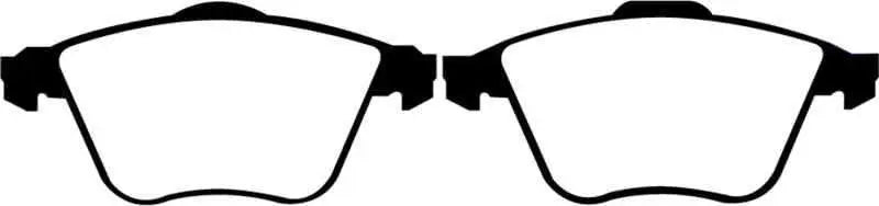 EBC 07-13 Mazda 3 2.3 Turbo Greenstuff Front Brake Pads dp21574