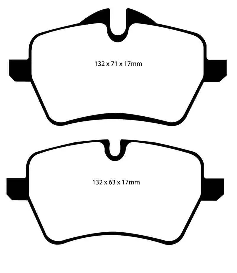 EBC 07-14 Mini Hardtop 1.6 Turbo Cooper S Ultimax2 Front Brake Pads ud1204