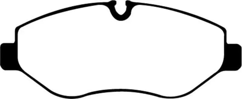 EBC 07+ Dodge Sprinter 2500 Greenstuff Front Brake Pads dp61926