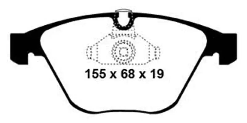 EBC 08-10 BMW M3 4.0 (E90) Redstuff Front Brake Pads dp31449c