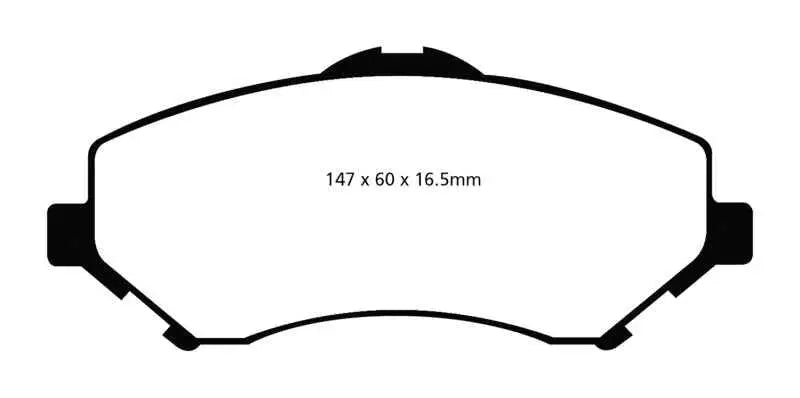 EBC 08-11 Chrysler Town & Country 3.3 Ultimax2 Front Brake Pads ud1273