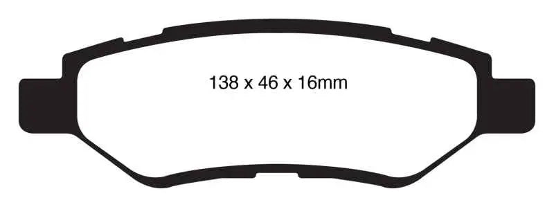 EBC 08-13 Cadillac CTS 3.0 Redstuff Rear Brake Pads dp31829c