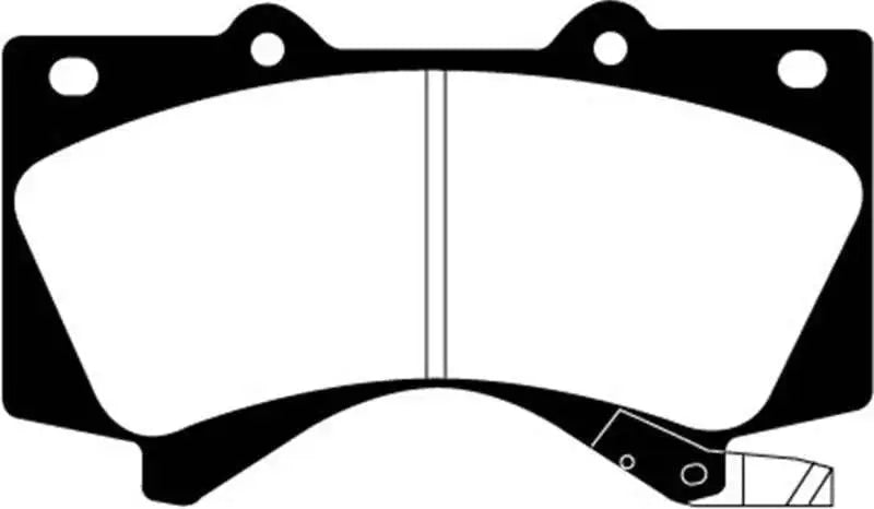 EBC 08+ Lexus LX570 5.7 Yellowstuff Front Brake Pads dp41815r