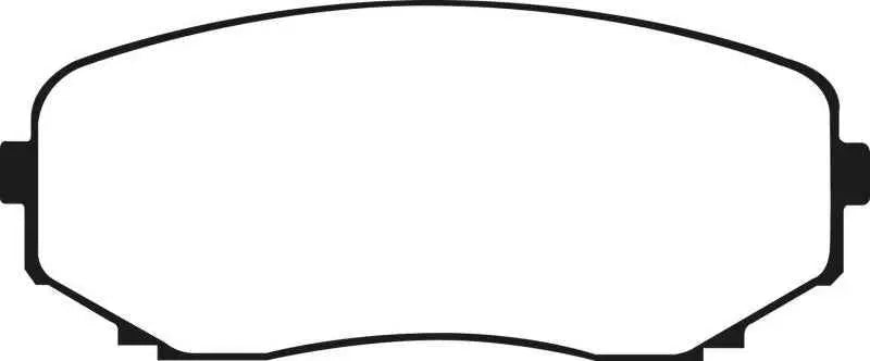 EBC 11-14 Ford Edge 2.0 Turbo Greenstuff Front Brake Pads dp21794