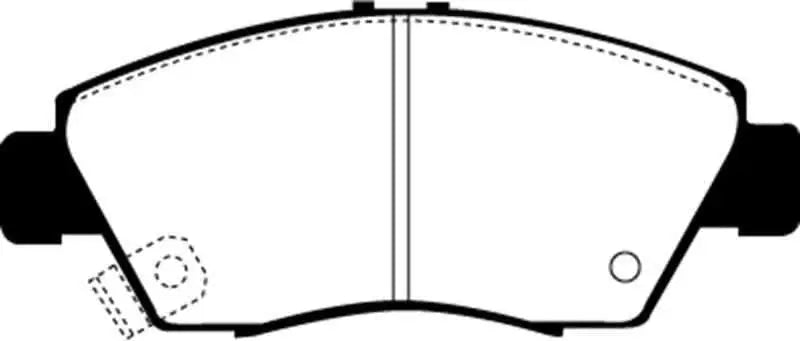 EBC 12 Acura ILX 1.5 Hybrid Greenstuff Front Brake Pads dp2891