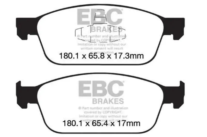 EBC 12+ Ford Focus 2.0 Turbo ST Yellowstuff Front Brake Pads dp42145r