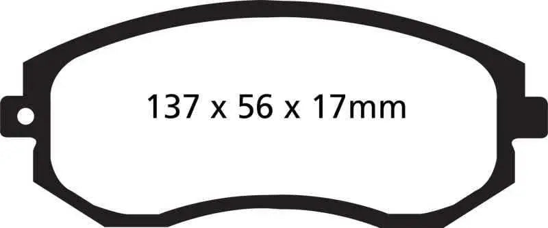 EBC 12+ Scion FR-S 2 Greenstuff Front Brake Pads dp21884