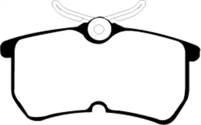 EBC 13+ Ford Fiesta 1.6 Turbo ST Ultimax2 Rear Brake Pads ud886