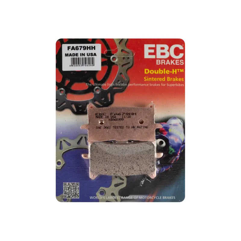 EBC 19-21 Honda CB 650 R Front Left/Right Sintered HH/R Brake Pads ebcfa679hh