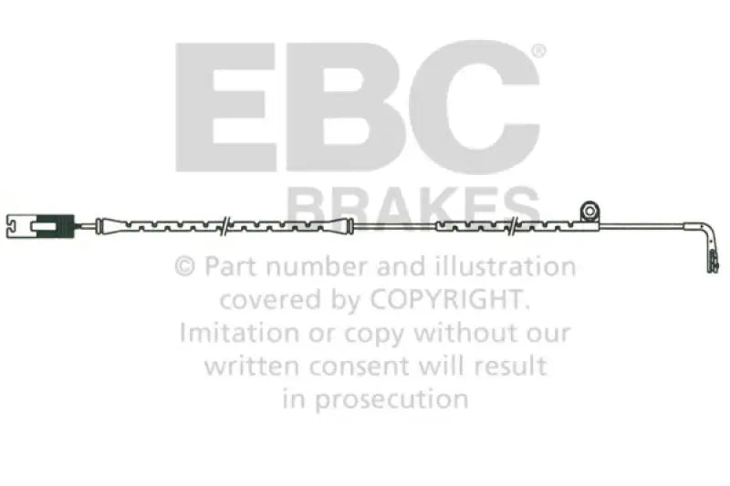 EBC 2000-2003 BMW Z8 5.0L Front Wear Leads ebcefa111