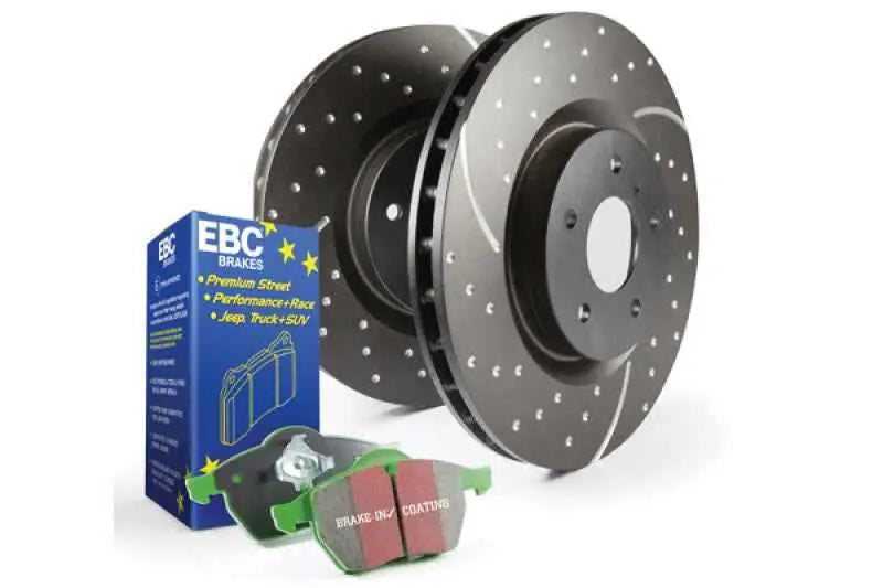 EBC S10 Kits Greenstuff 2000 and GD Rotors s10kf1689