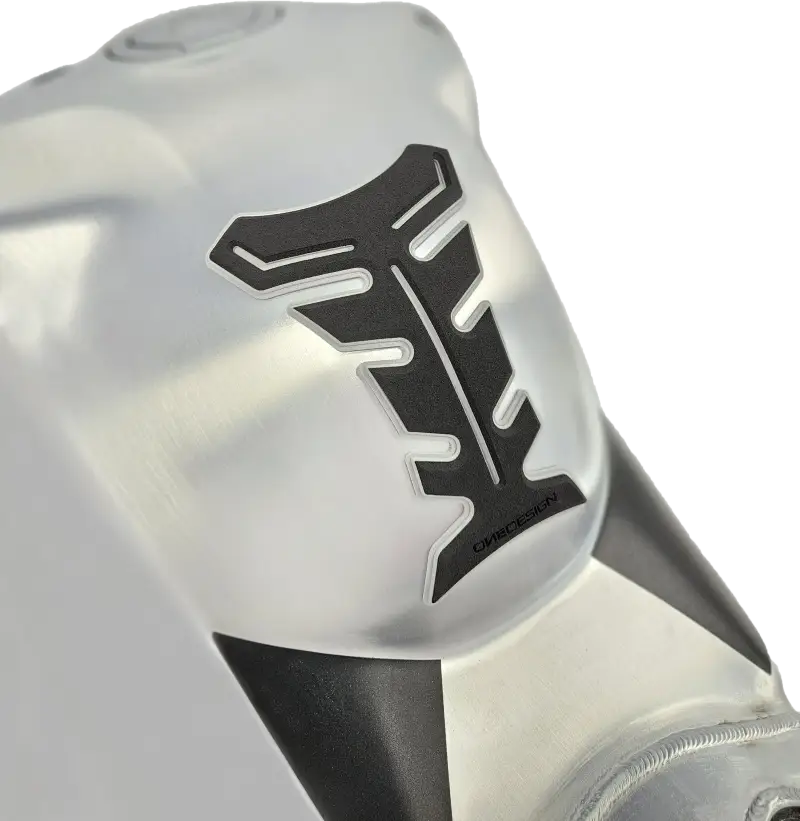 ONE EMBLEMS HDF9 Black Motorcycle Tank Protector - Stylish and Durable Defense 623-1163bk