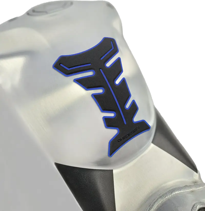 ONE EMBLEMS HDF9B Motorcycle Tank Protector in Black/Blue - Stylish and Durable Shielding 623-1163b