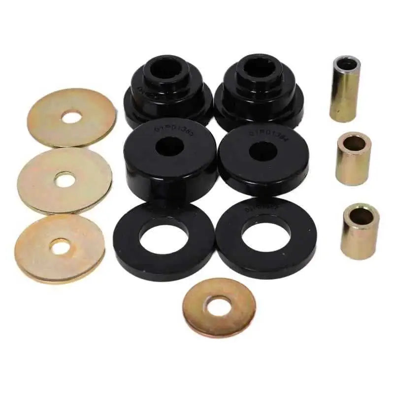 Energy Suspension 05-15 Toyota Tacoma w/ 6 Lugs Rear Differential Bushing Set - Black 8-1108g