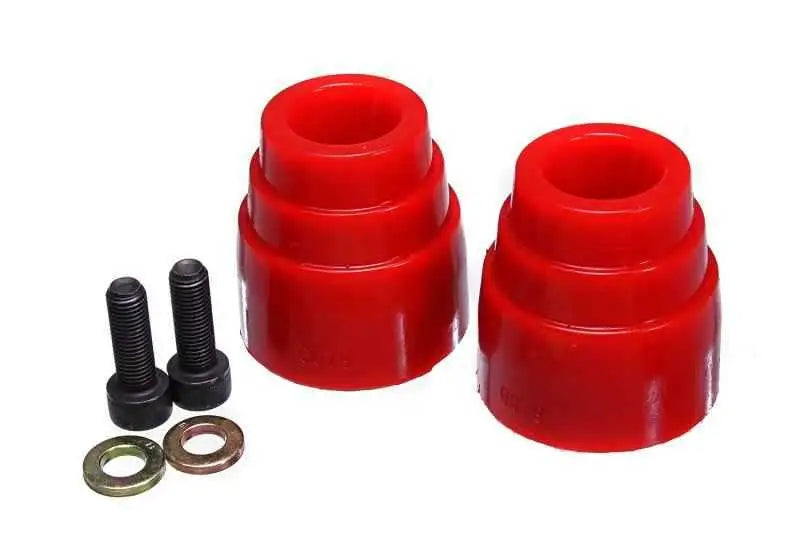 Energy Suspension 1996-2009 Toyota 4Runner Rear Bump Stops (Red) 8-9104r