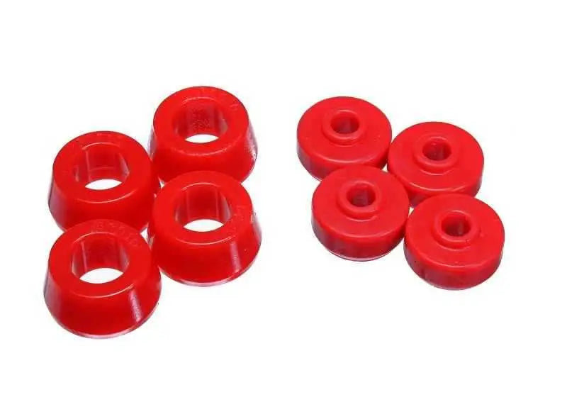 Energy Suspension 1996-2009 Toyota 4Runner Rear Shock Bushings (Red) 8-8102r