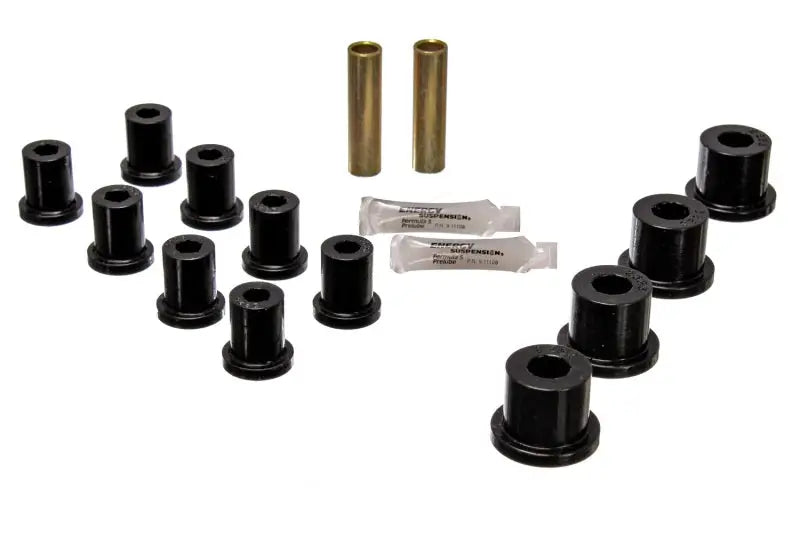Energy Suspension Jeep Spring Bushing Set - Black eng2-2116g