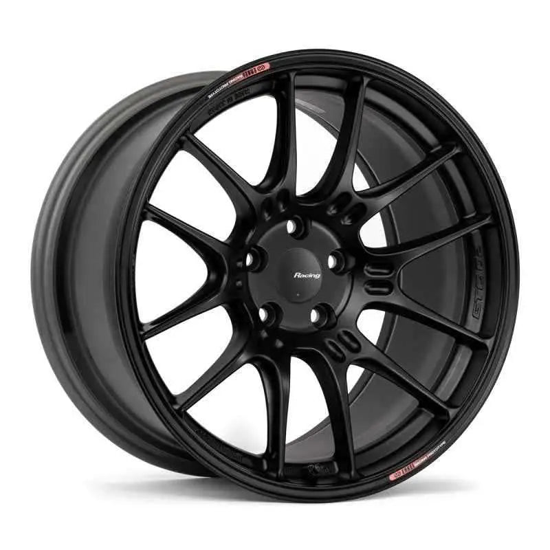 Enkei GTC02 19x10 5x114.3 40mm Offset 75mm Bore Matte Black Wheel 534-910-6540bk