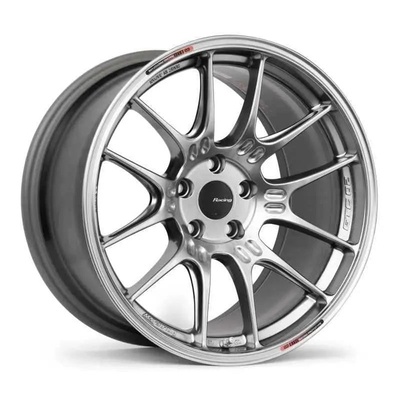Enkei GTC02 19x9 5x112 40mm Offset 66.5mm Bore Hyper Silver Wheel 534-990-4440hs