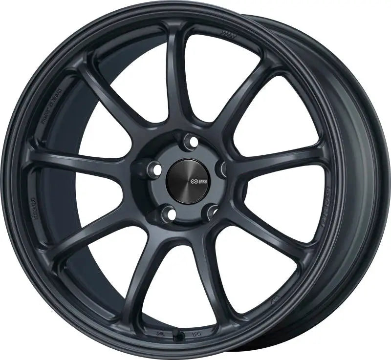 Enkei PF09 17x8 5x112 25mm Offset 75mm Bore Matte Gunmetal Wheel enk540-780-4425gm