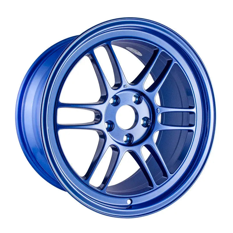Enkei RPF1 18x9.5 5x114.3 38mm Offset 73mm Victory Bore Blue Wheel (MOQ 40) - 3798956538BL enk3798956538bl