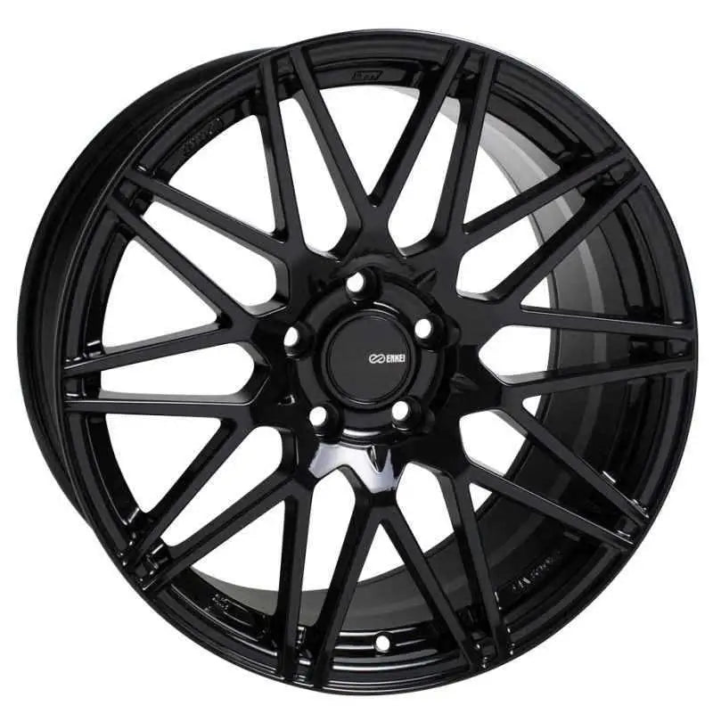 Enkei TMS 18x9.5 5x100 45mm Offset 72.6mm Bore Gloss Black Wheel 515-895-8045bk