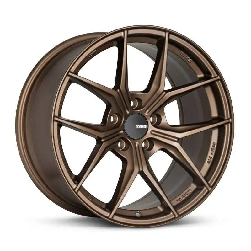 Enkei TSR-X 18x8.5 38mm Offset 5x114.3 ZP 72.6mm Bore Gloss Bronze Wheel 529-885-6538zp