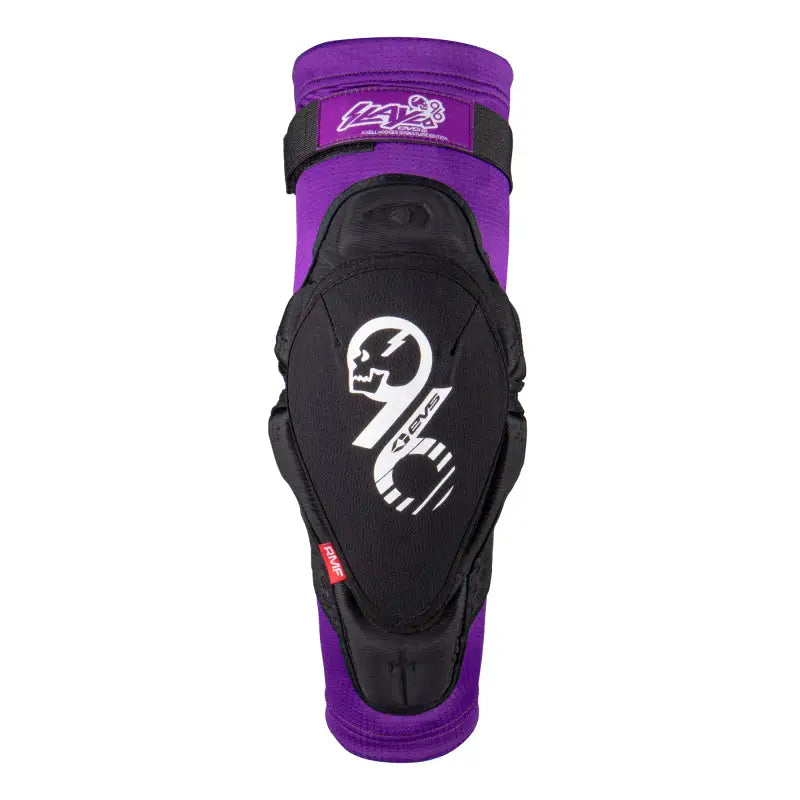 EVS Slayco96 Youth Knee Guards - Purple and Black Duo evsslay96k-y