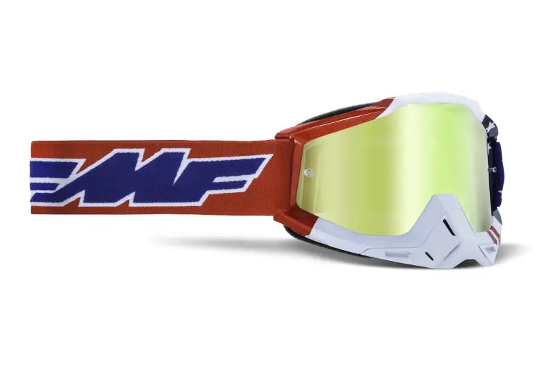F-50037-00006 Fmf Vision Powerbomb Goggle Us Of A True Gold Lens wps-78-3511
