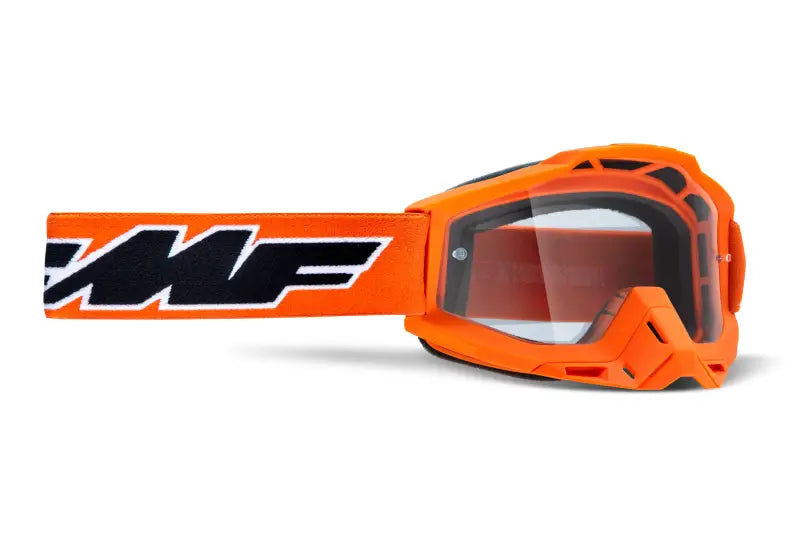 F-50047-00003 Fmf Vision Powerbomb Youth Goggle Rocket Orange Clear Lens wps-78-3524