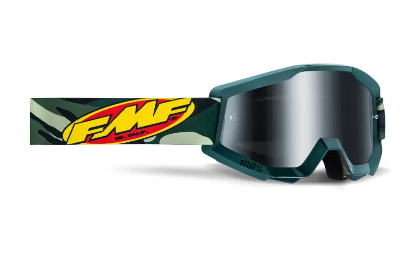 F-50051-00001 Fmf Vision Powercore Goggle Assault Camo Mirror Silver Lens wps-78-3531