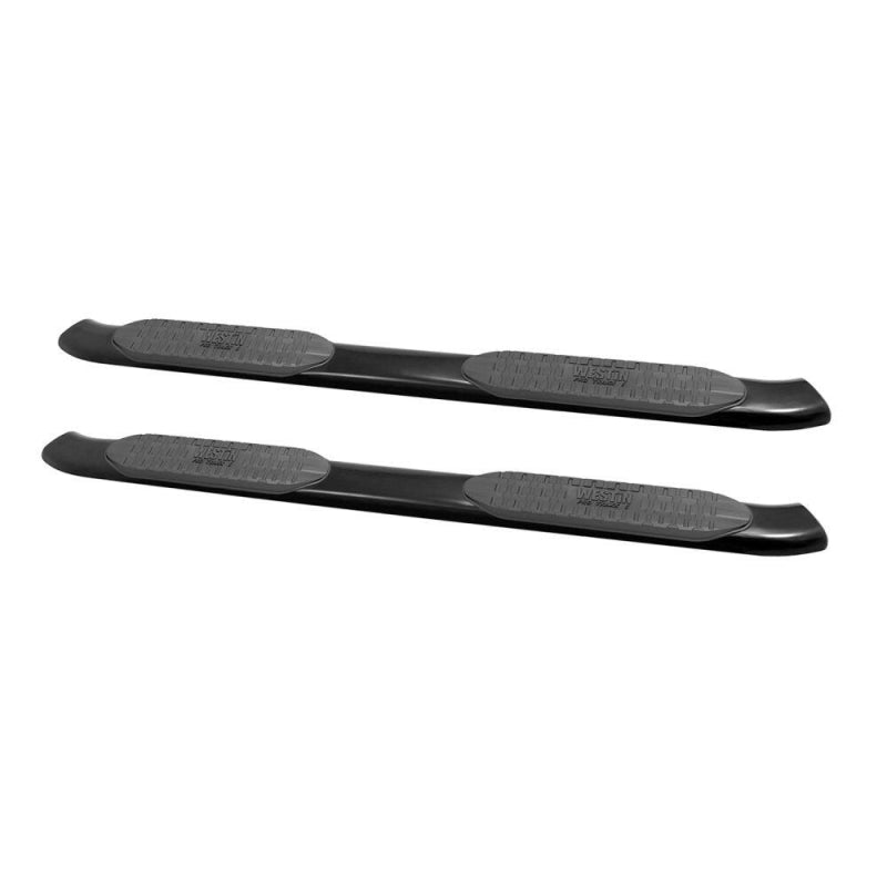 Westin PRO TRAXX 5 Oval Step Nerf Bars Black Steel Model 21-53725
