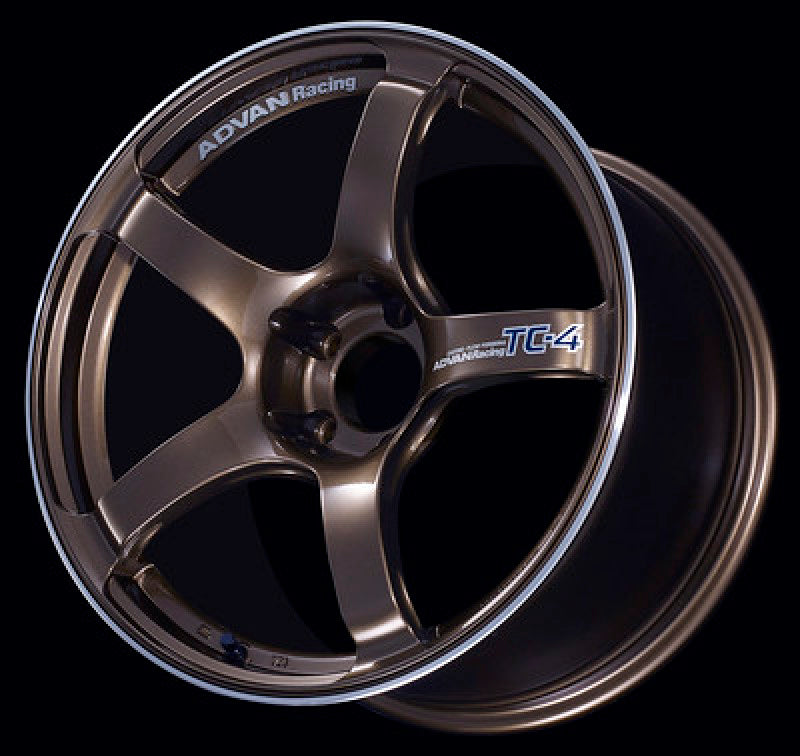 Advan TC4 16x7.0 +31 4-100 Umber Bronze Metallic & Ring Wheel avnYAD6E31AUAR