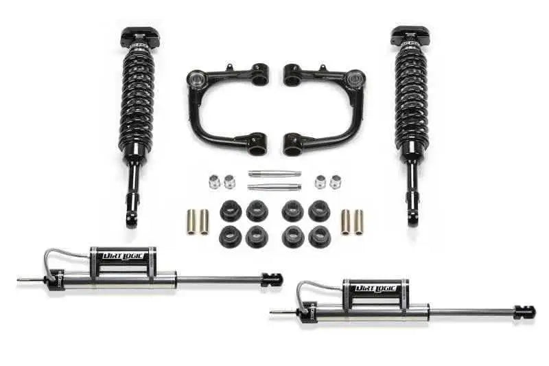 Fabtech 05-14 Toyota Tacoma 2WD/4WD 3in UCA System w/DL 2.5 Coilovers & Rear DL Resi Shocks K7032DL