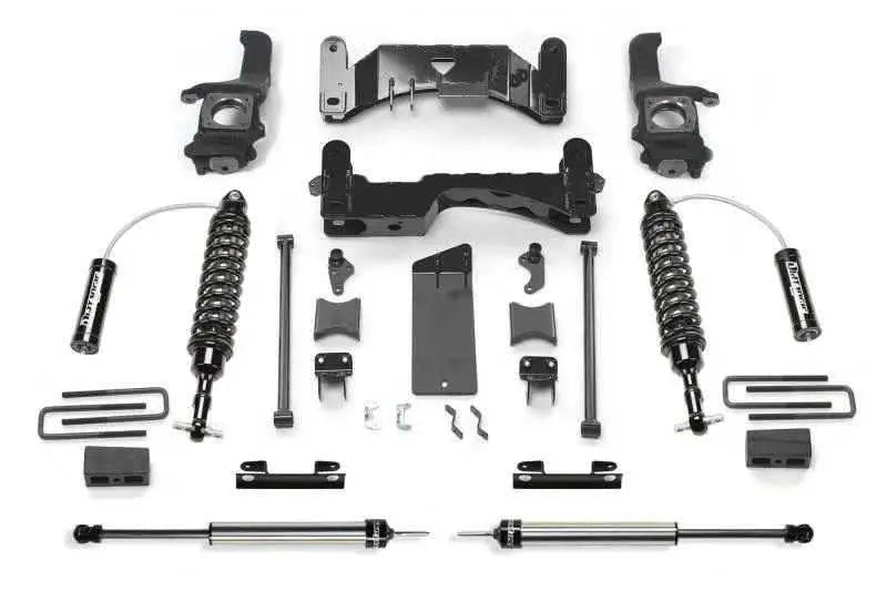 Fabtech 07-15 Toyota Tundra 2WD/4WD 6in Perf. System w/DL 2.5 Resi Coilovers & Rear DL Shocks K7046DL