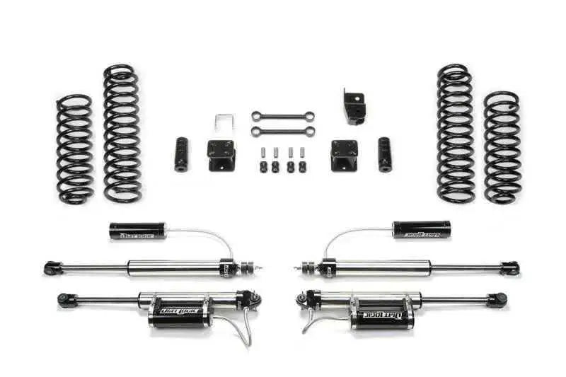 Fabtech 07-18 Jeep JK 4WD 2-Door 3in Sport System w/DL 2.25 Resi Shocks K4083DL