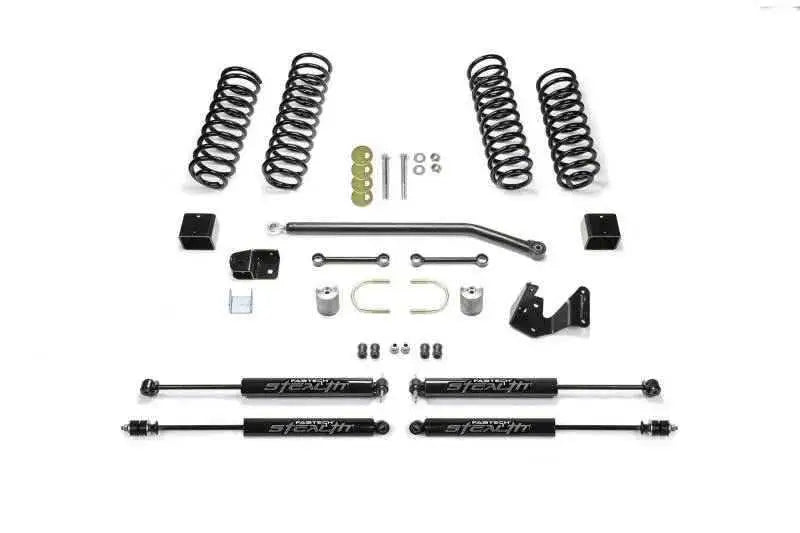 Fabtech 07-18 Jeep JK 4WD 4-Door 3in Sport II System w/Stealth Shocks K4086M