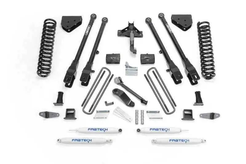 Fabtech 08-10 Ford F450/F550 4WD 6in 4 Link System w/Perf. Shocks K2054