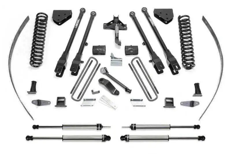 Fabtech 08-16 Ford F250 4WD w/o Overload 8in 4 Link System w/DL Shocks K2125DL