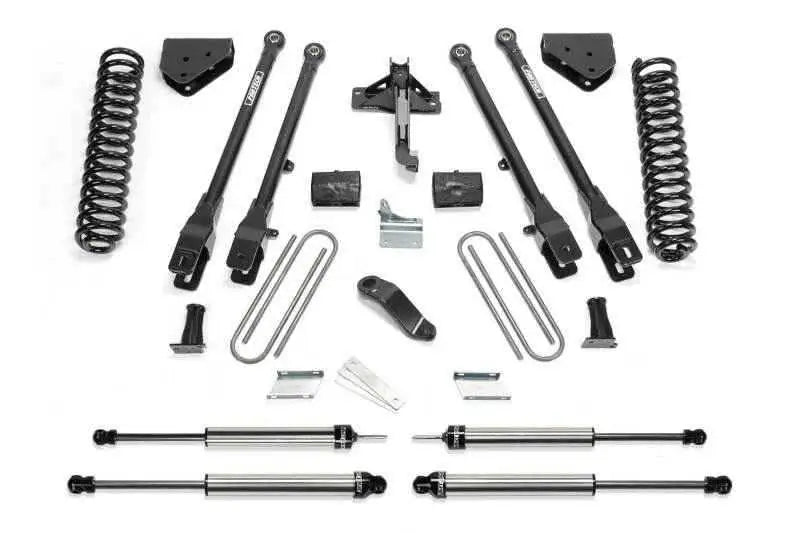 Fabtech 08-16 Ford F350/450 4WD 8 Lug 6in 4 Link System w/DL Shocks K2132DL