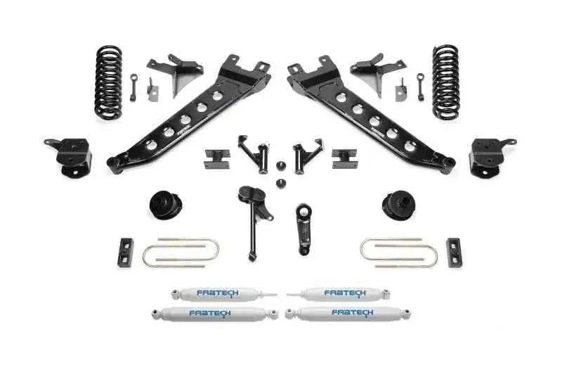 Fabtech 13-18 Ram 3500 4WD 7in Radius Arm System w/Perf. Shocks k3147