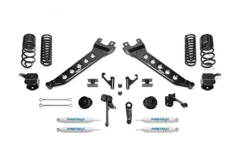 Fabtech 14-18 Ram 2500 4WD 7in Radius Arm System w/Perf. Shocks k3156