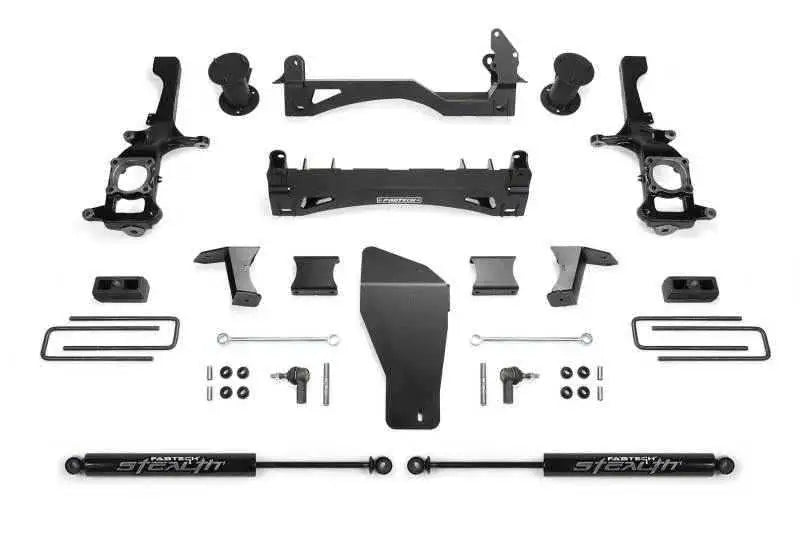 Fabtech 16-18 Nissan Titan XD 4WD 6in Basic System w/Stealth Shocks K6005M