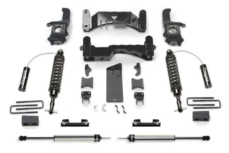 Fabtech 16-19 Toyota Tundra 2WD/4WD 6in Perf. System w/DL 2.5 Resi Coilovers & Rear DL Shocks K7056DL