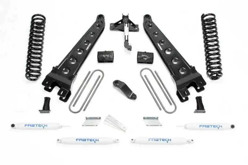 Fabtech 2017 Ford F450/F550 4WD Diesel 6in Radius Arm System w/Perf. Shocks k2282
