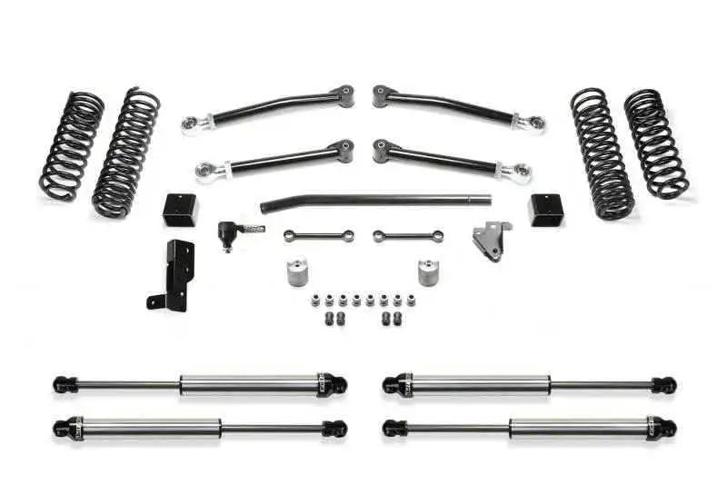 Fabtech 2018 Jeep JL 4WD 4-Door 3in Trail System w/DL Shocks K4117DL