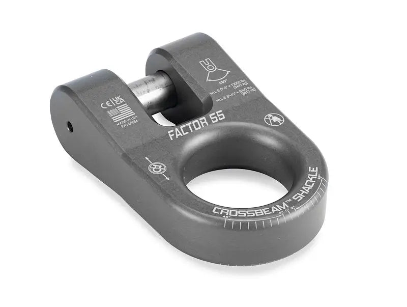 Factor 55 0005406 Crossbeam Shackle Gray for Enhanced Safety fac0005406
