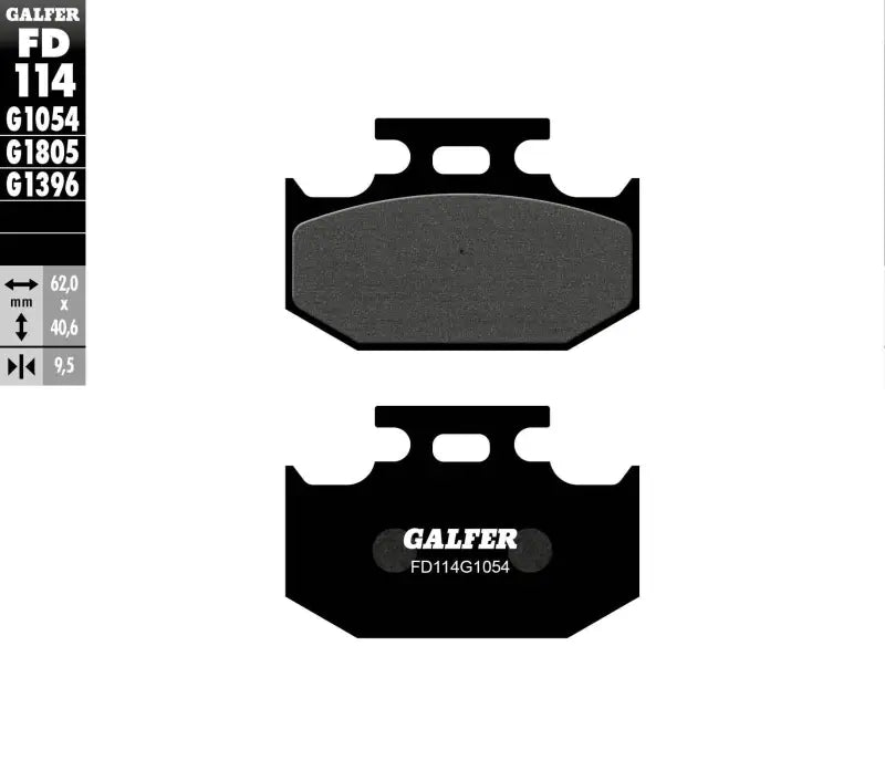 FD114G1054 Brake Pads Semi Metallic Fd114g1054 wps-17-114s